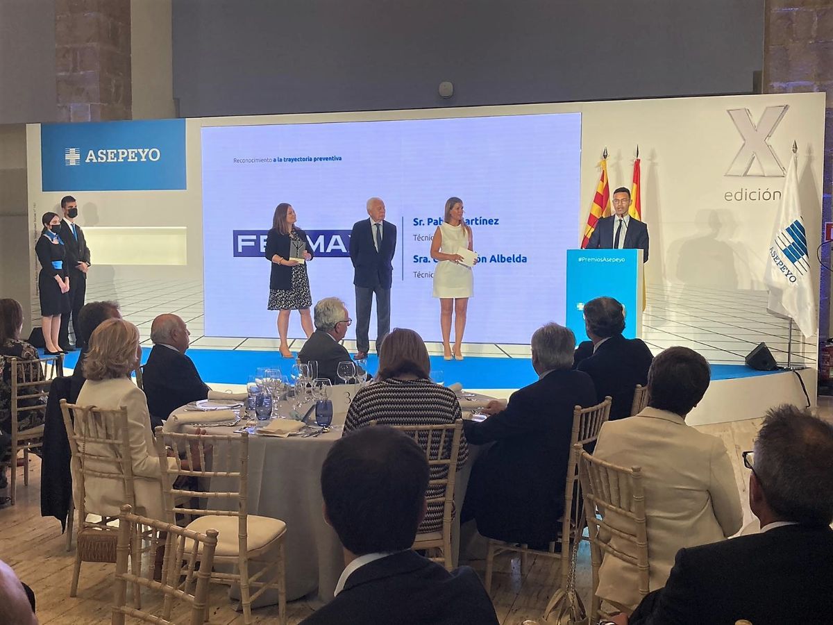 Recibimos el premio Asepeyo por nuestro compromiso con la prevención